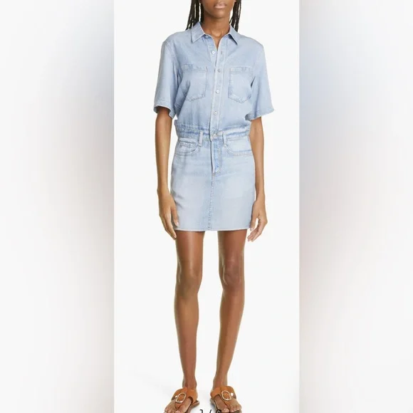 RAG&BONE Miramar Denim Dress - Picture 4 of 5